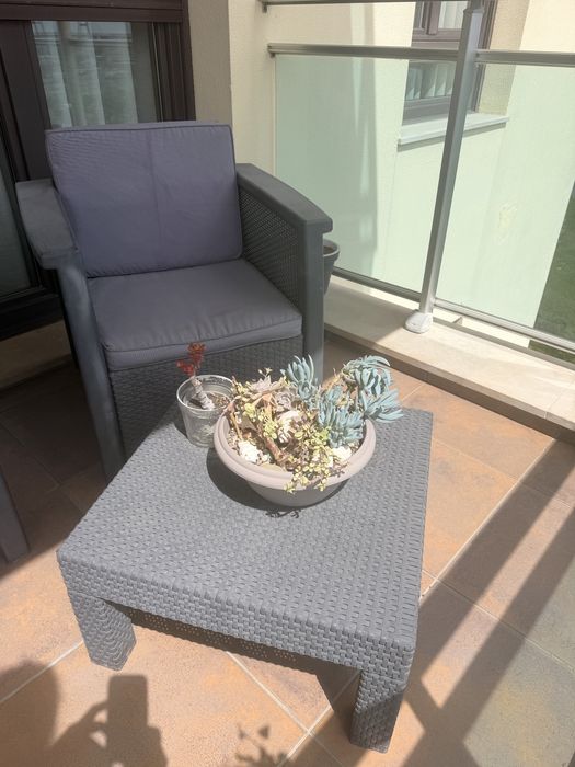 Conj Jardim e Mesa apoio