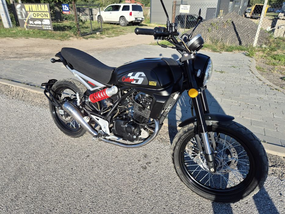Scrambler 125 kopia Ducati, Calibre 2024r, Mash, Junak, Orcal, silnik Suzuki.
