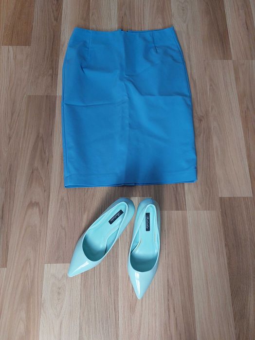 Szpilki miętowe r.38