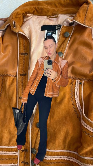 Вінтажна шкіряна куртка Roberto Cavalli | Archive | Luxury