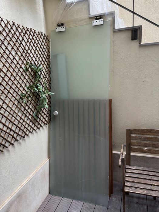 Porta de vidro de correr