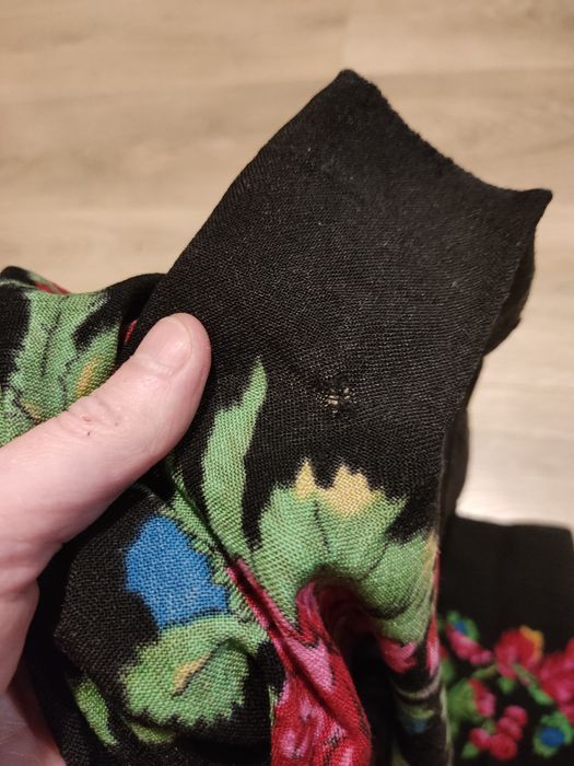 Chustka góralska PRL zpw struga 75cm tybetka 70's