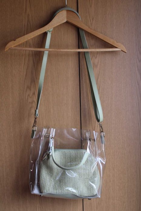 Mala Verde Transparente