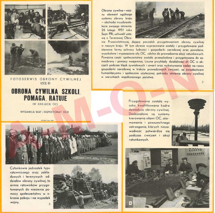 OBRONA CYWILNEA FOTOSERWIS  nr 1-81   o-o-o-o-o-o-o-o-o-o-o-o-o-