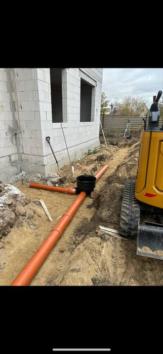 Usługi Minikoparką – wykopy, drenaże, niwelacje, fundamenty