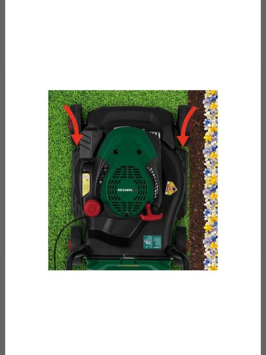 Máquina cortar relva a gasolina parkside