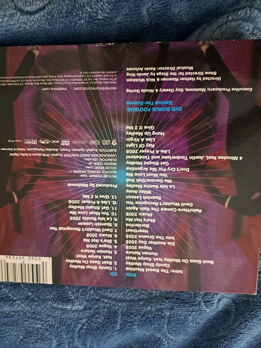 CD/DVD Madonna Sticky & Sweet Tour