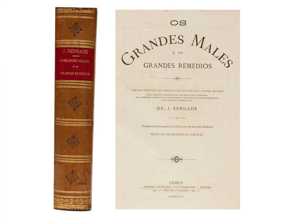 Livro de Jules Rengade - Os Grandes Males e os Grandes Remédios