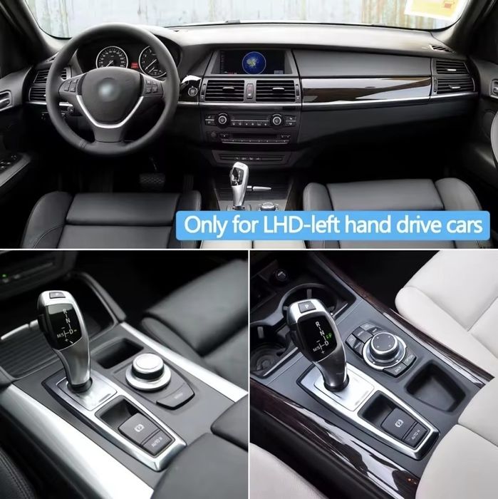 Moldura manete mudanças caixa automática consola central BMW X5 X6 E70