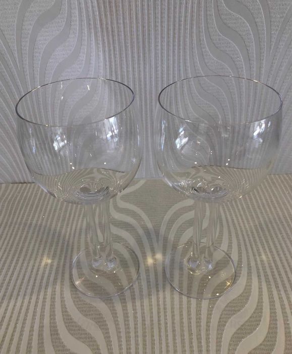 conjunto de 12 copos vinho e garrafa em cristal de alta qualidade da coleção "cupola" da rosenthal