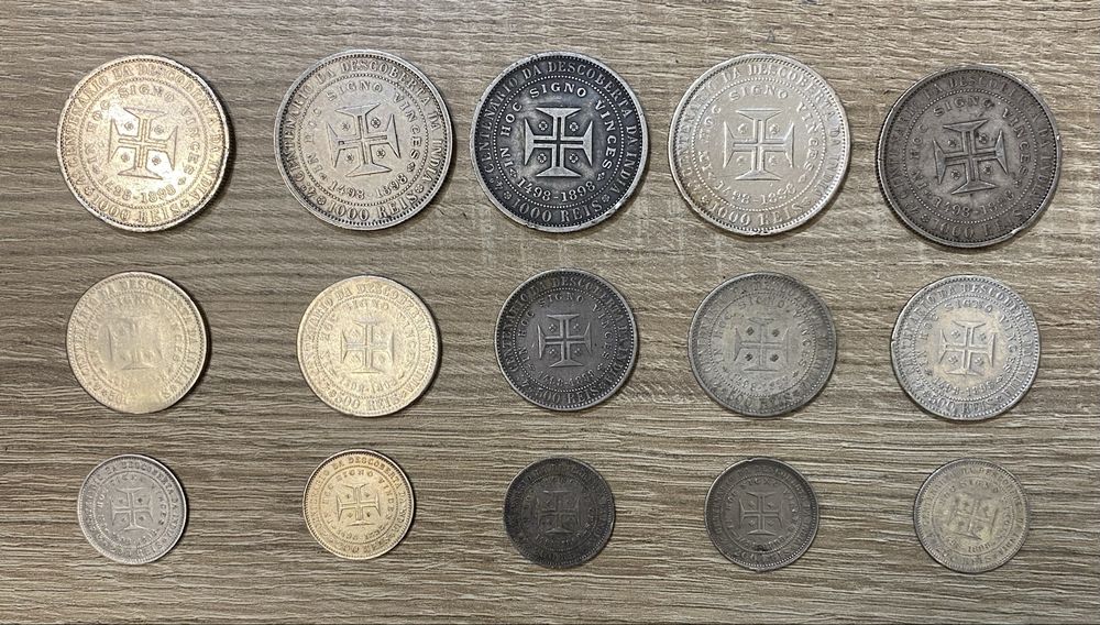 Moedas 5 colecoes D. Carlos/Amelia