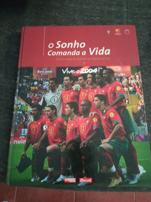 Livro 'O Sonho Comanda a Vida' Euro 2004