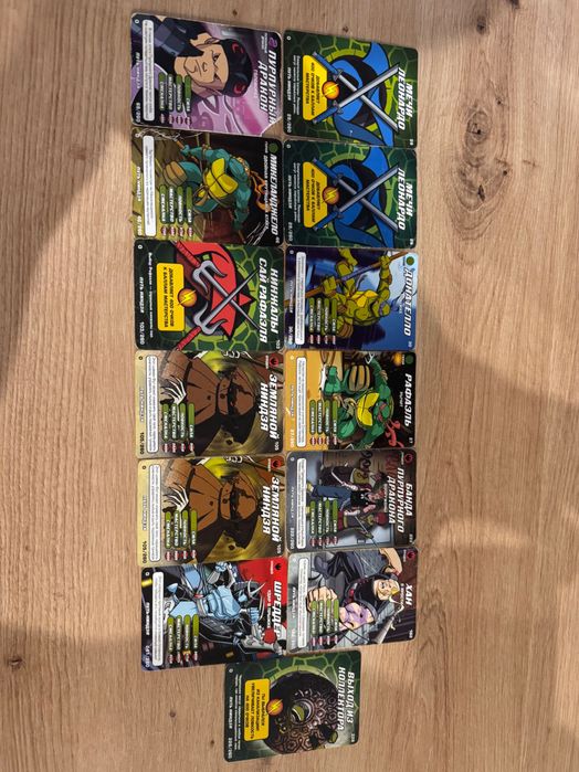 Картки Черепашки нiндзя