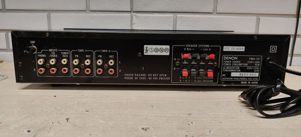 Wzmacniacz liniowy HiFi stereo DENON PMA-707.