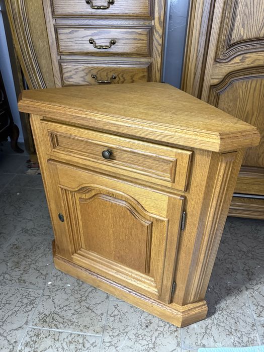 Szafka narożna dębowa