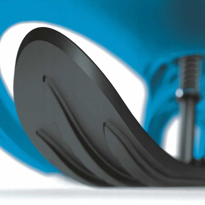 Plastikowe sanki auto DRIVE CONTROL niebieski ślizg
