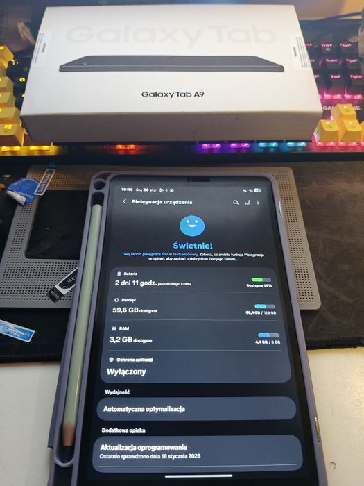 Samsung Tab A9 8/128 - najmocniejsza wersja