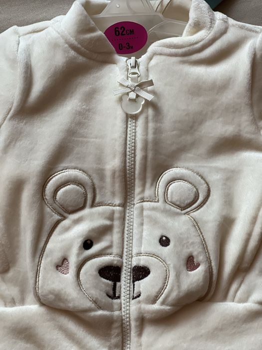 Dresik niemowlęcy rozm.62 Coccodrillo + gratis