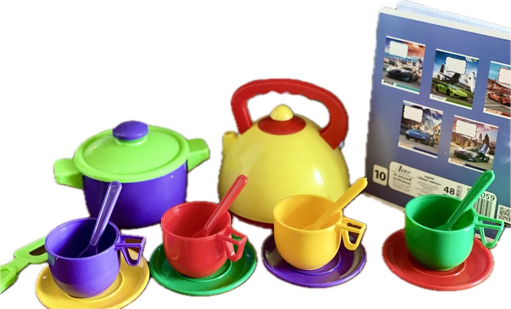 Набір іграшкового посуду для кухні дитячої