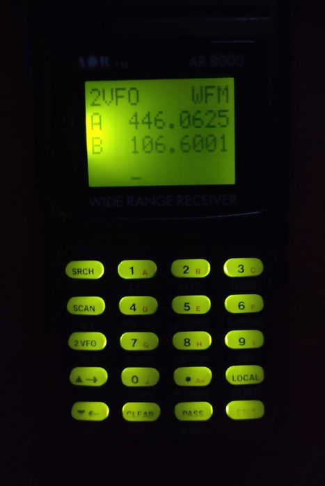 AOR AR-8000 skaner szerokopasmowy MADE IN JAPAN odbiornik.