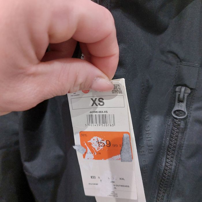 Zimową kurtka  młodzieżową XS cropp