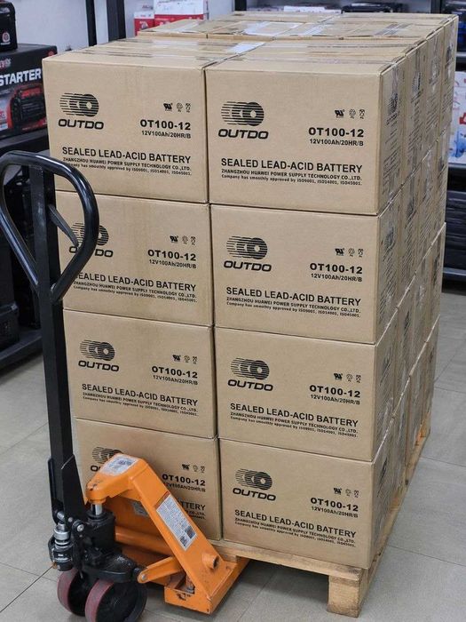 Якісний комплект - ДЖБ 2500W Volt Polska + 2 тягових АКБ OUTDO 100Ah
