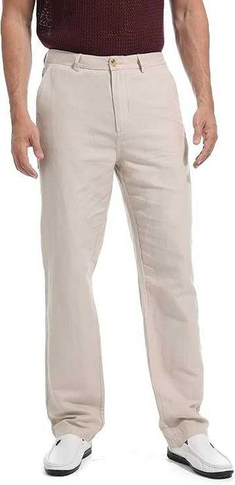 Męskie długie, lekkie spodnie podróżne, chinosy