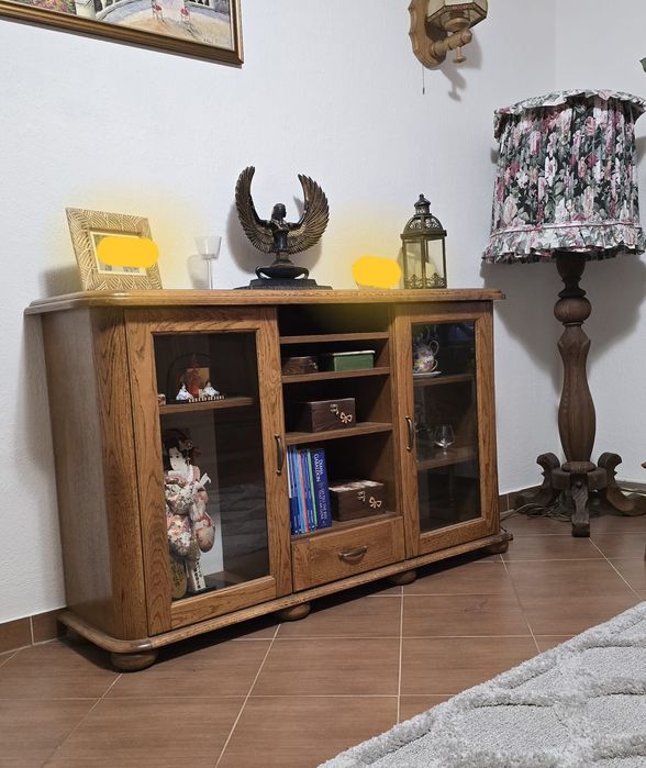 Dębowa komoda i barek