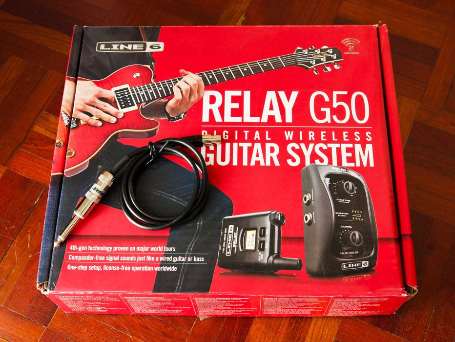 Sistema Wireless para Guitarra e Baixo - Line 6 Relay G50