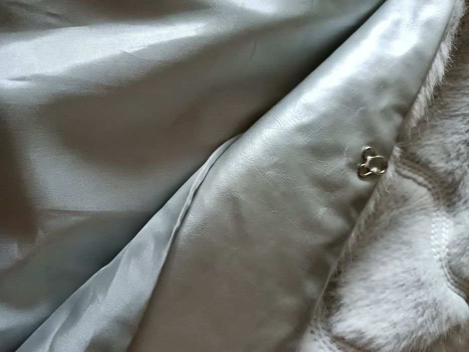 Śliczne jasne mięciutkie  futerko komunia chrzest wiosenne S/M