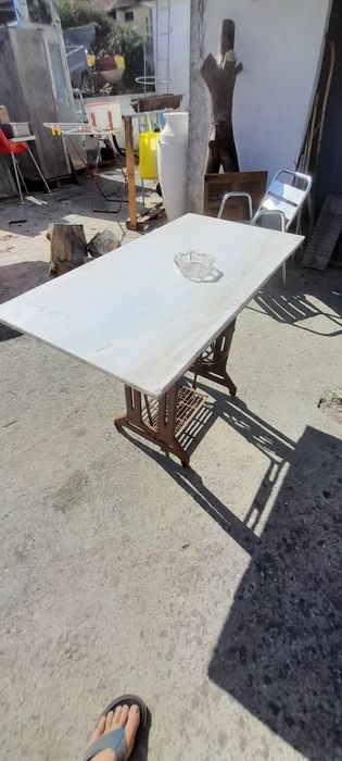 Mesa pedra base singer