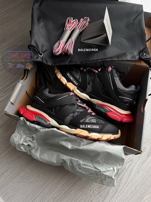 Кросівки Balenciaga Track Black Grey Red