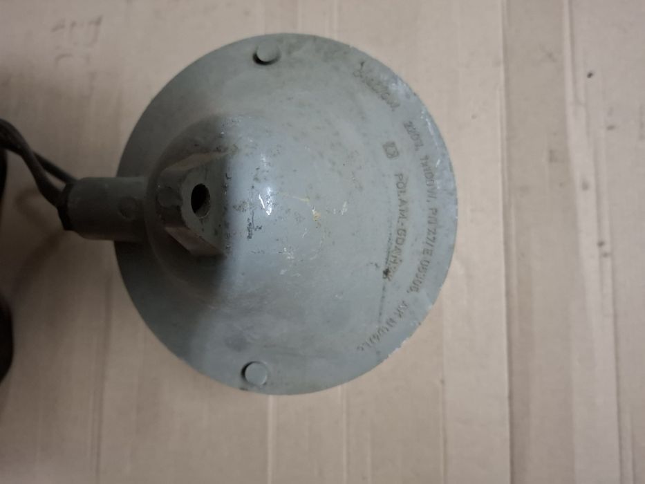 Lampa przemyslowa prl