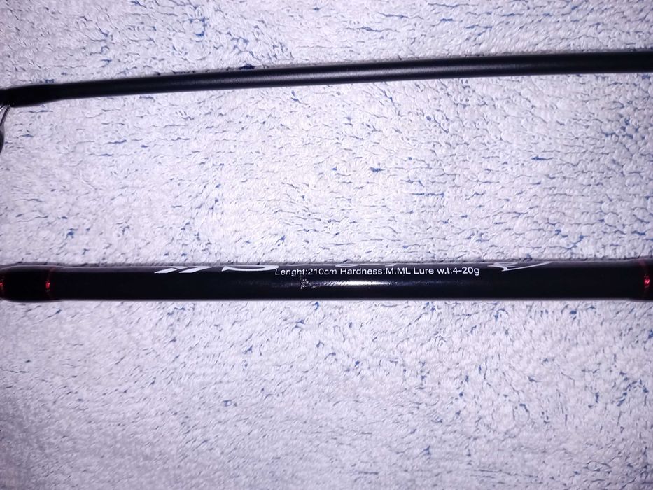 Cana pesca Spining 2.10mts 2ponteirasM+ML/ EX3000 reel