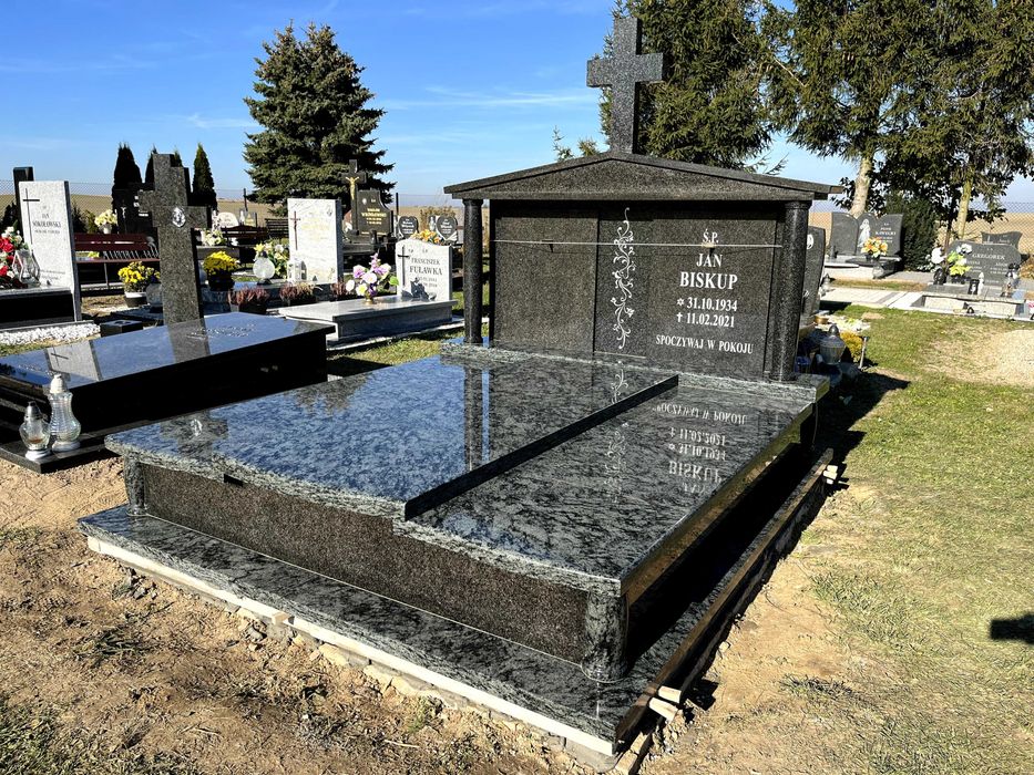 Nagrobek granitowy RÓŻNE WERSJE BRYŁA