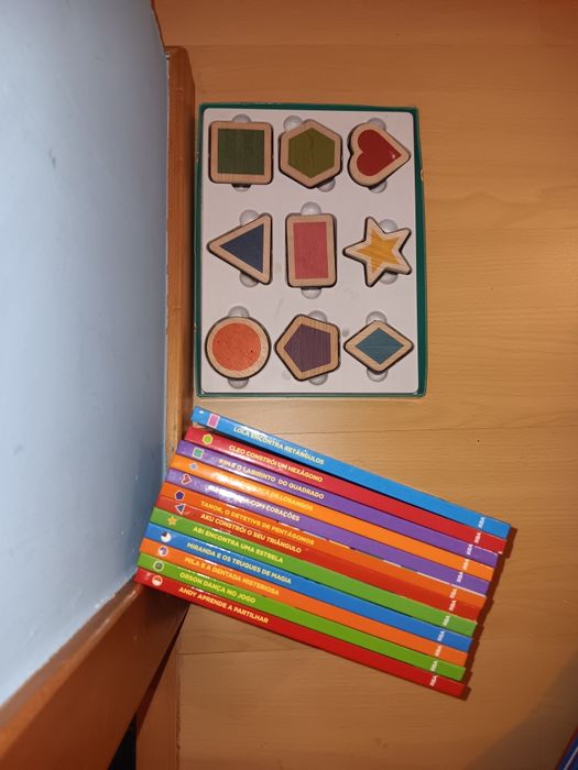 Coleção livros letras, números e animais, RBA