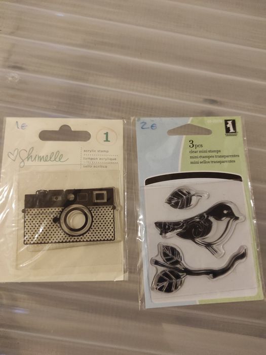 Carimbos p/ scrapbooking/journaling/crafts