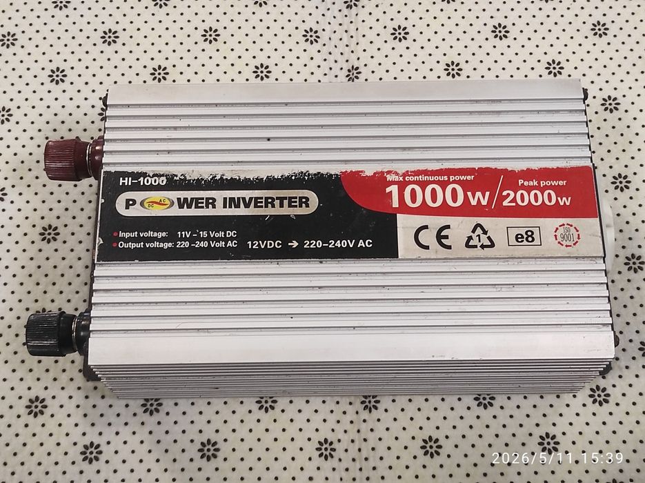 Ładowarka samochodowa Przetwornica 12V samochodowa inwerter 1000W 2000W USB