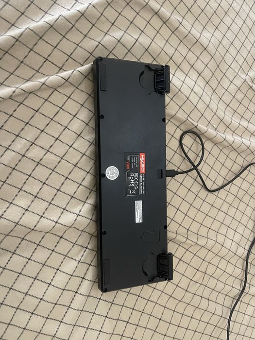 Teclado mais mouse  gamer mecanico e microfone solo cast hyperex