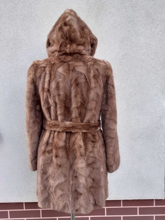 Futro Części Norek Naturalne Rozmiar 40/42