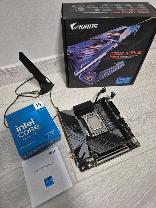 mini-ITX s1700 сет Intel Core i5-14600KF + AORUS PRO Wi-Fi. Trade-IN