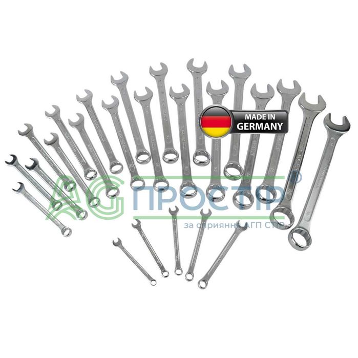 Набір ключів рІжково‐накидних Mannesmann M130‐25 25шт ORIGINAL