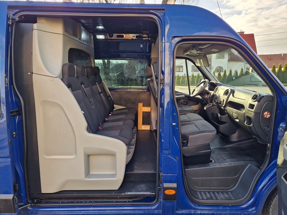 Renault Master doka brygadówka 7 osobowy ducato brygadowy osp kamper