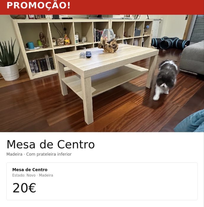 Mesa de centro sala
