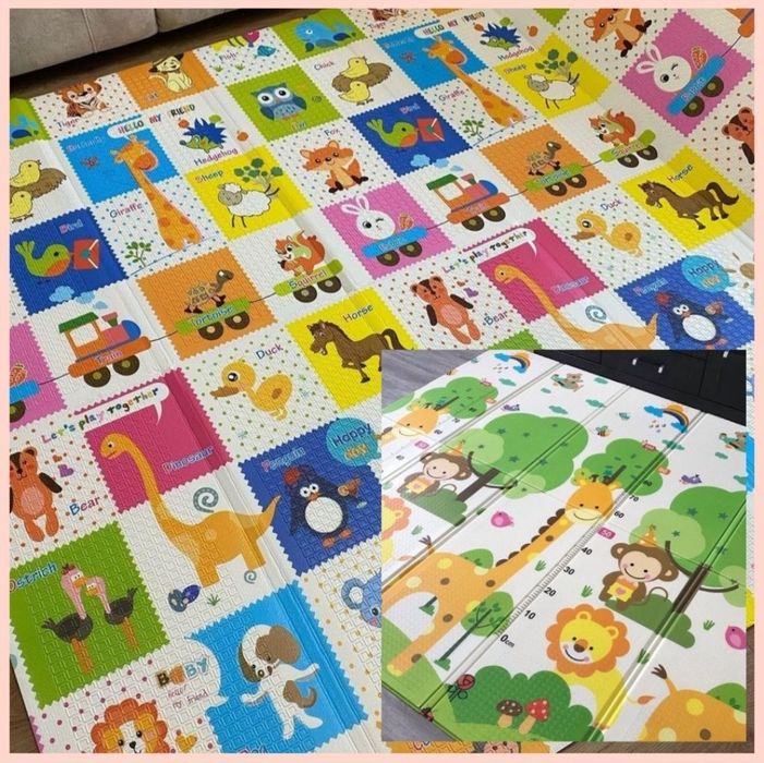 Розвиваючий дитячий ігровий килимок детский термоковрик, термокилим