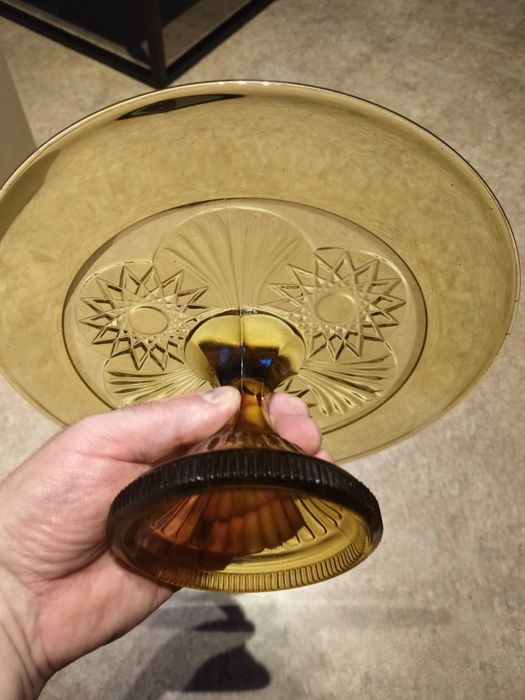 Stara patera miodowa Ząbkowice 29 cm