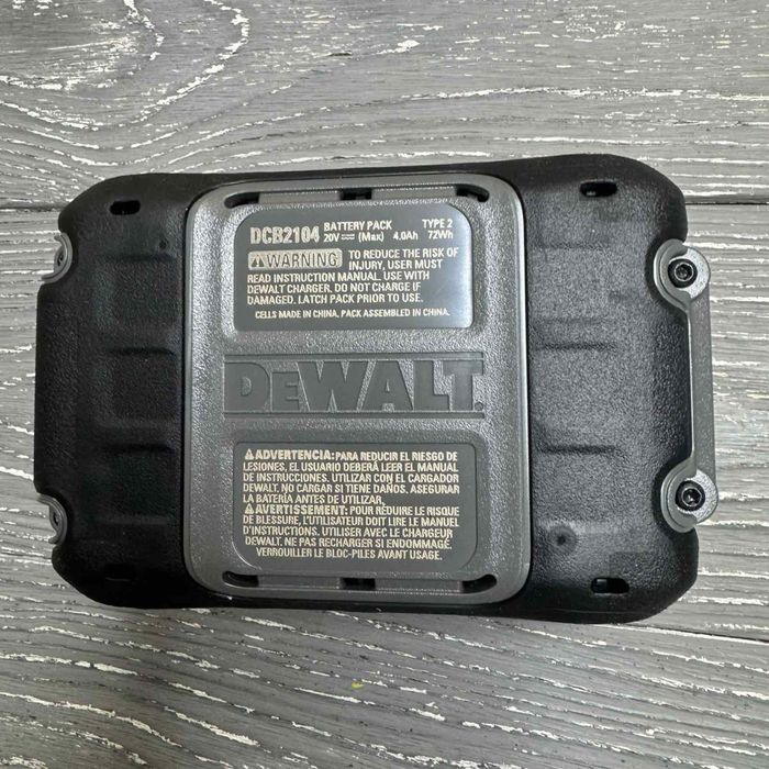 Акумуляторна батарея Dewalt dcb2104 Powerpack 4 ah