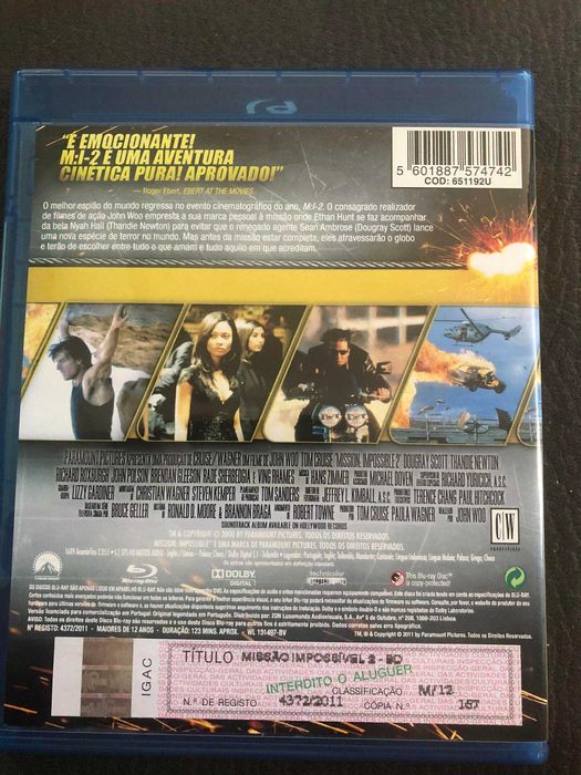 Missão Impossível 2 [Mission Impossible 2] [Bluray]