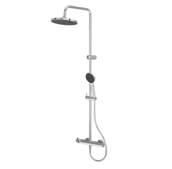 Kolumna prysznicowa GodHome MAZA  śr. 23 cm, 1-funkcyjna z baterią termostyczną