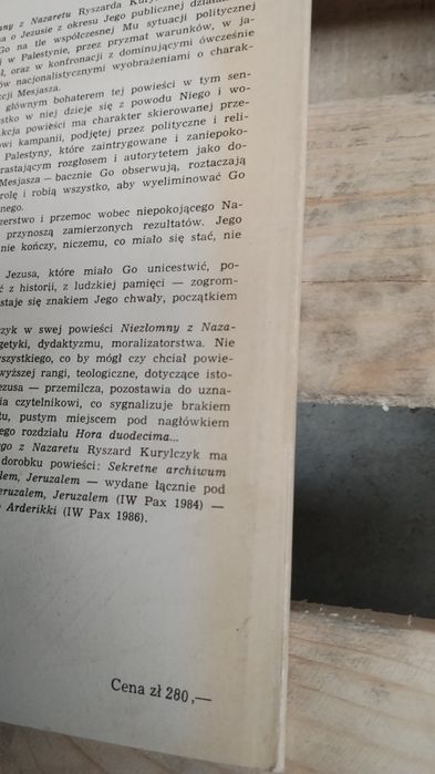 Niezłomny z Nazaretu Ryszard kurylczyk